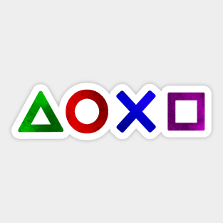 Controller Buttons Sticker